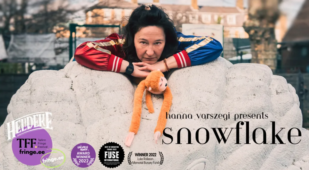 Promotional image for Snowflake at the 2025 Tallinn Fringe Festival.