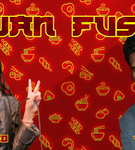 Promotional image for Asian Fusion with Thao Cao and Vivek Ravi.