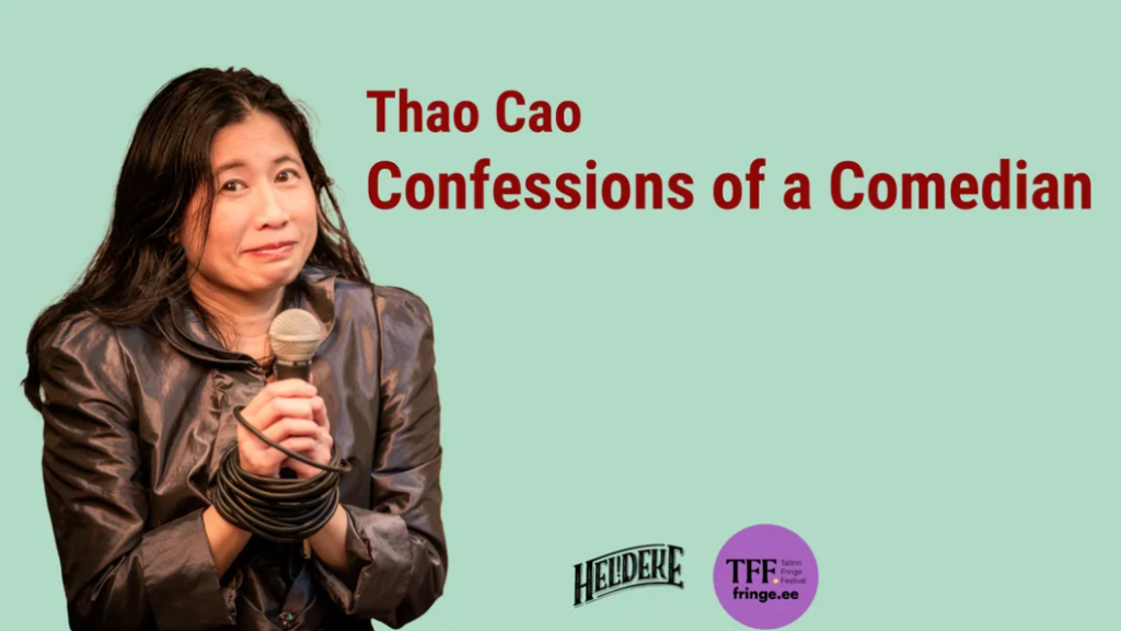 Promotional image for Thao Cao's Confessions of a Comedian.