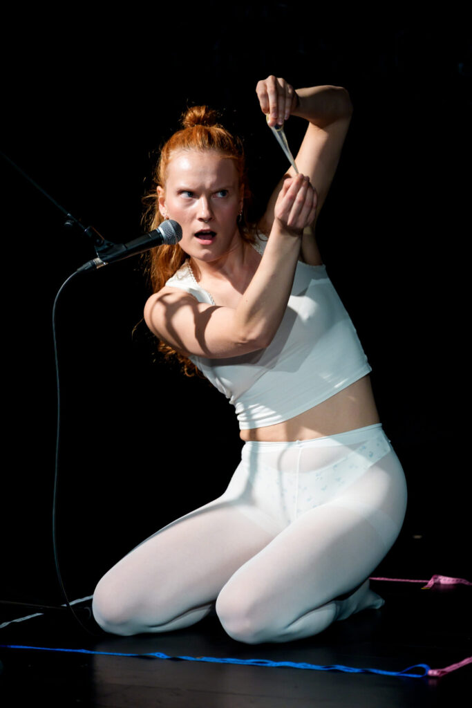 Rehearsal Photo of Anette Pärn's "Waistland"