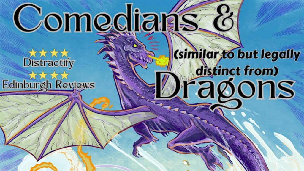 Comedians & Dragons promo image.