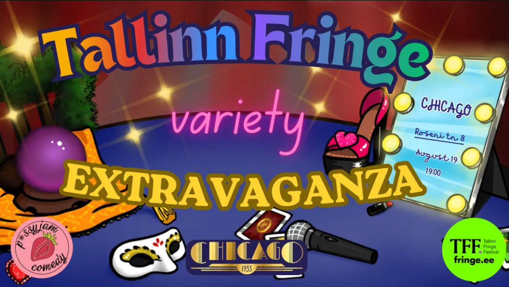Tallinn Fringe Variety Extravaganza promo image, Tallinn Fringe Festival 2026.