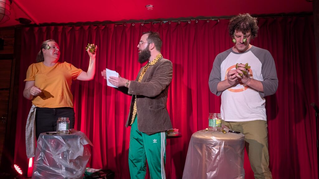 Pickle Based Game Show Crunchy, Briny and Chaotic at Tallinn Fringe Festival 2026.