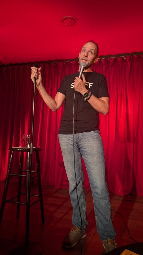 Benjamin Heckscher in Teenagers and Old People, Tallinn Fringe Festival 2026.