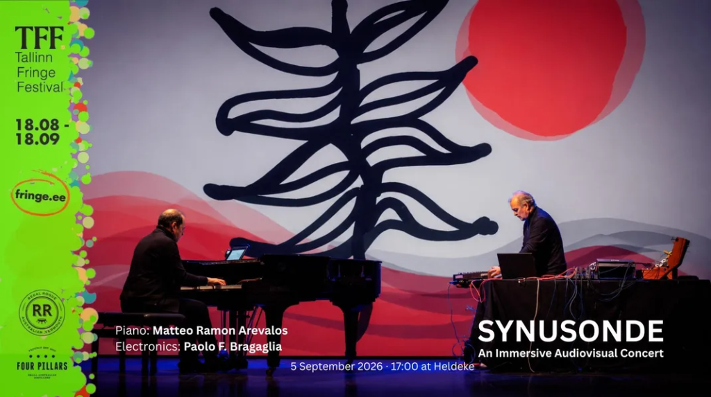 SYNUSONDE promo image, Tallinn Fringe Festival 2026.