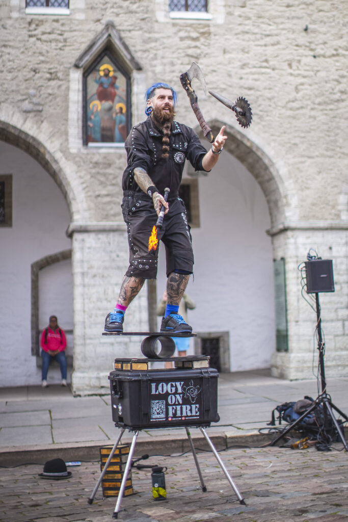Logy On Fire at Tallinn Fringe Festival 2026.