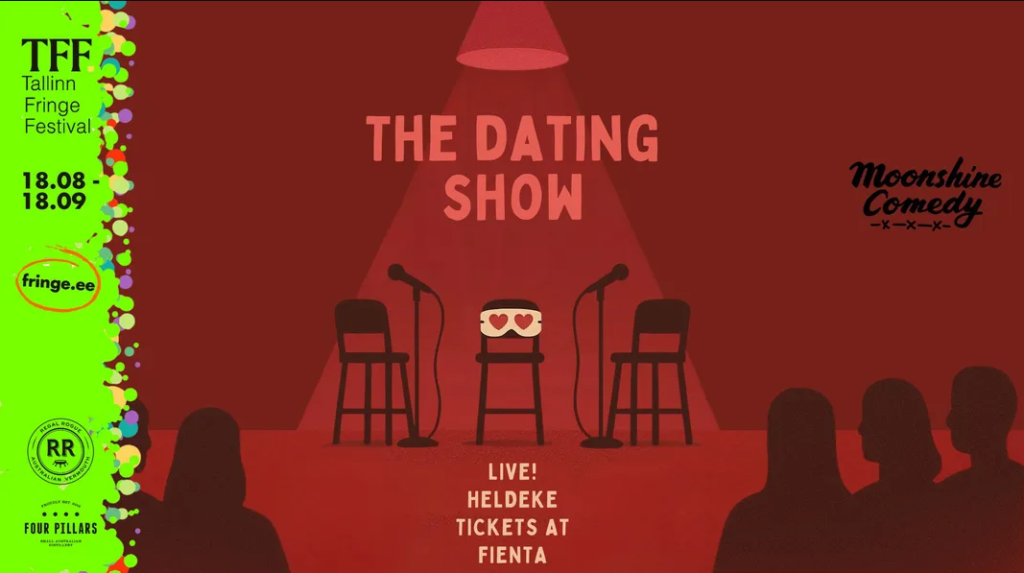 The Dating Show promo image, Tallinn Fringe Festival 2026.