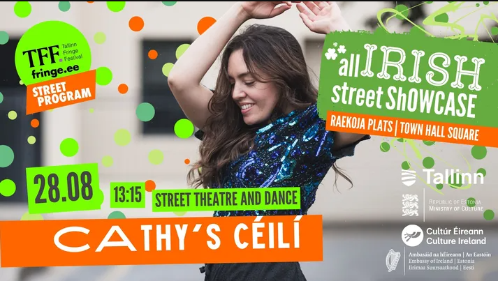 Cathy’s Céilí promo image from the Tallinn Fringe Festival 2026.